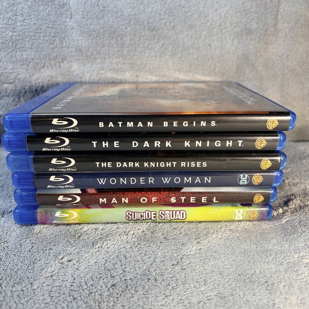 DC Superhero Blu-ray Collection Lot of 6- PREOWNED